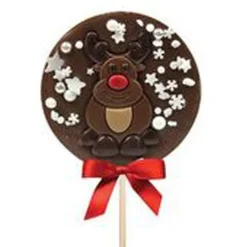Party Delights Christmas Sweets<Reindeer Milk Chocolate Lolly - 50G