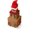 Party Delights Gift Wrapping<Reindeer Plush Stacking Boxes - 35Cm