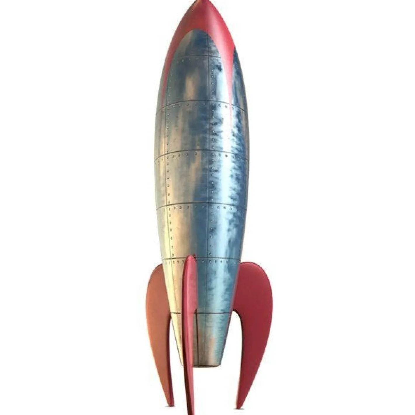 Retro Rocket Cardboard Cutout - 191Cm X 56Cm<Party Delights
