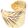 Roman Leaf Gold Bangle<Party Delights