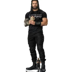 Roman Reigns Black Outfit Wwe Cardboard Cutout - 175Cm X 68Cm<Party Delights Hot