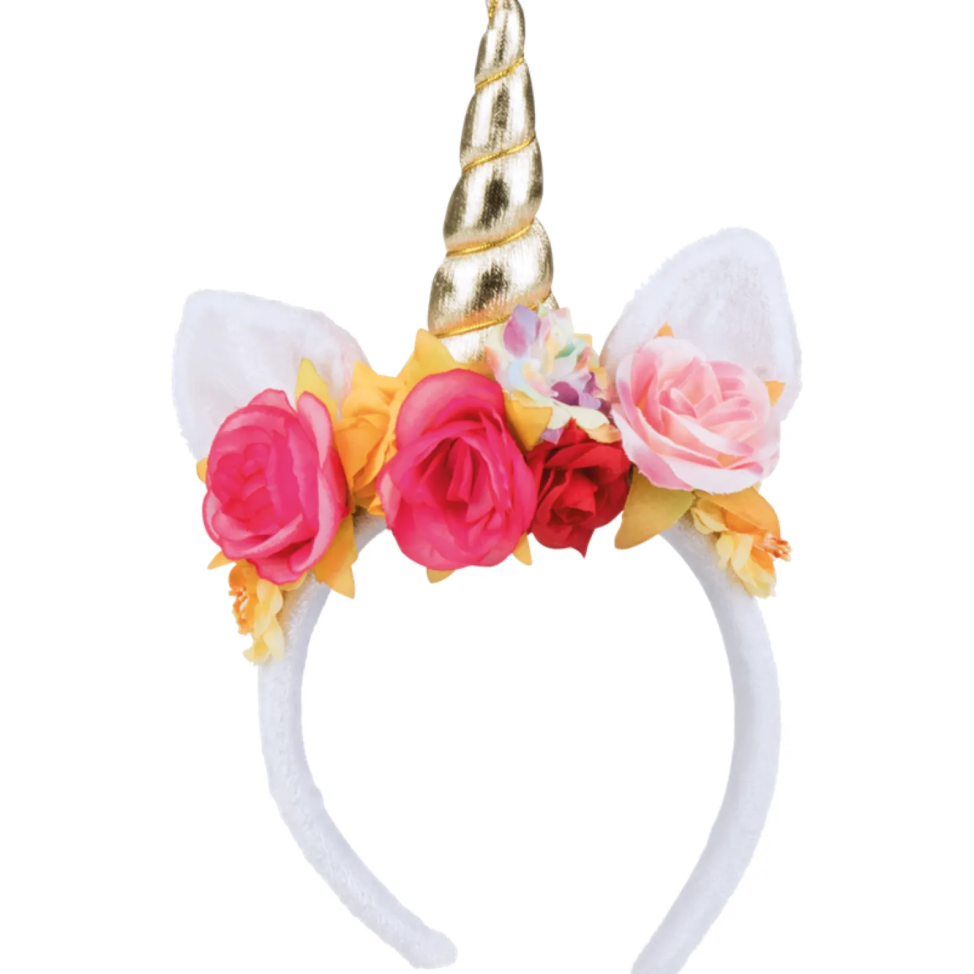 Rose Flower Unicorn Headband<Party Delights