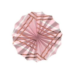 Rose Gold Blush Paper Fans (4Pk)<Party Delights Hot