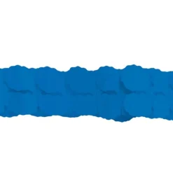 Royal Blue Paper Garland Decoration - 3.7M<Party Delights Sale