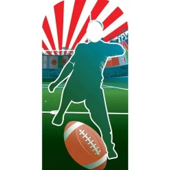 Rugby World International Union Stand-In Cardboard Photo Prop - 185Cm X 90Cm<Party Delights New