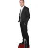 Ryan Gosling Black Suit Cardboard Cutout - 185Cm X 45Cm<Party Delights Clearance