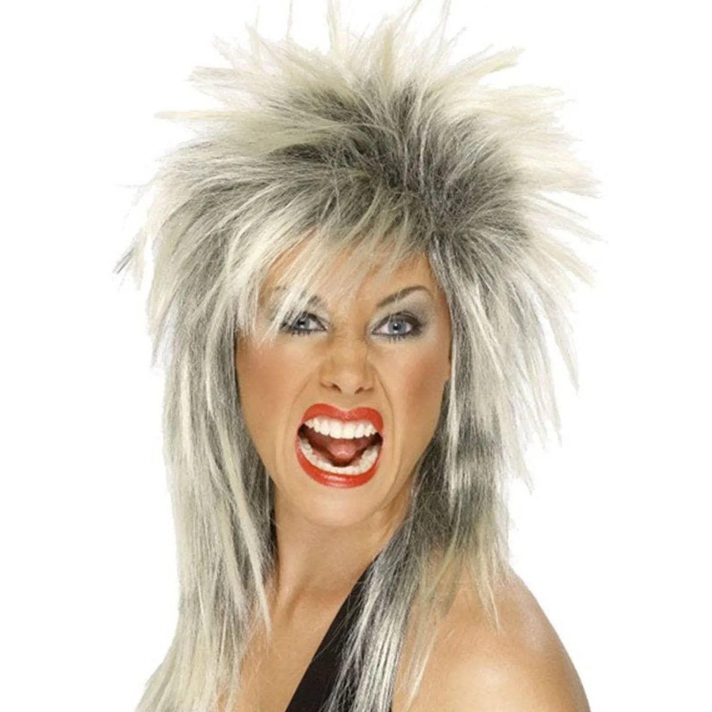 80S Blonde Rock Diva Wig<Party Delights Outlet