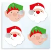 Party Delights Gift Wrapping<Santa & Elf Pom Pom Gift Tags (8Pk)