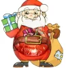 Party Delights Christmas Sweets<Santa Chocolate - 12.5G
