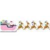 Santa's Sleigh Banner - 2M<Party Delights