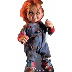 Party Delights Cut Outs & Scene Setters<Scarred Chucky Cardboard Cutout - 75Cm X 37Cm