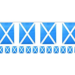 Scottish Flag Fabric Bunting - 6M<Party Delights Clearance