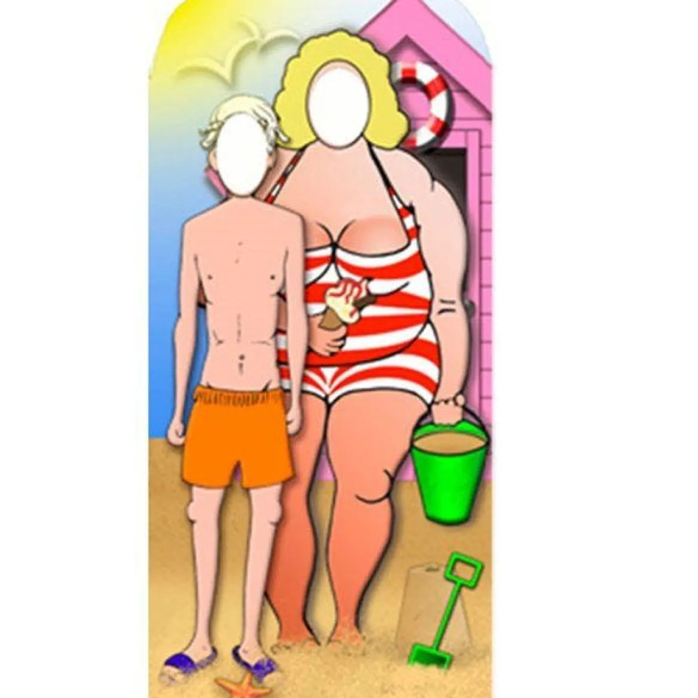 Seaside Stand In Photo Prop - 183Cm X 94Cm<Party Delights Best