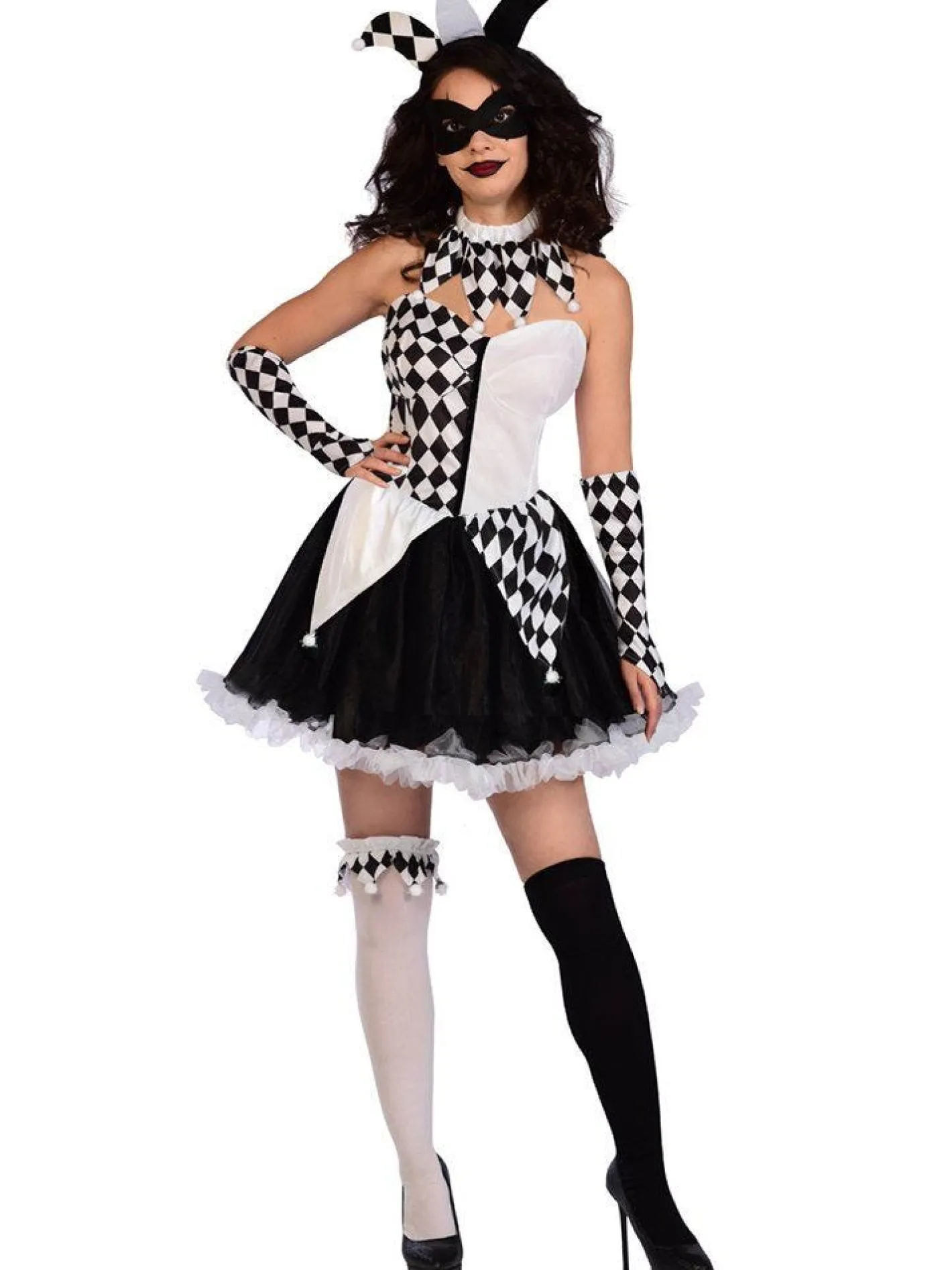 Women's Party Delights Women's<Sexy Jester Lady - Adult Costume