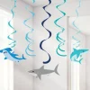 Shark Party Hanging Swirls (5Pk)<Party Delights Hot