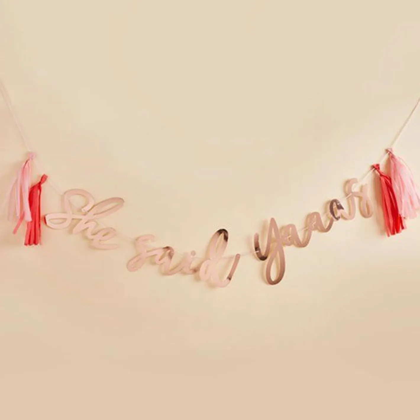 She Said Yaaas Paper Banner - 2M<Party Delights Outlet