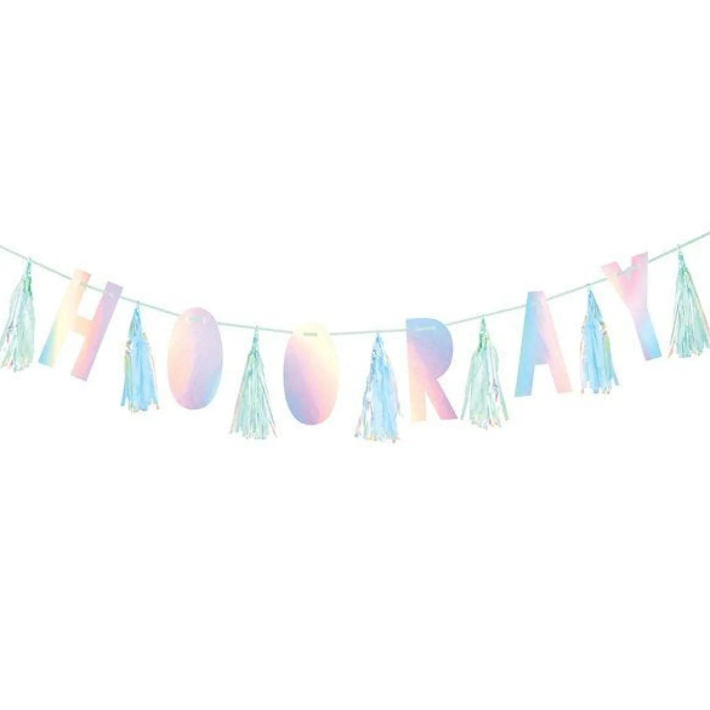 Shimmering Hooray Tassel Garland - 3M<Party Delights Best
