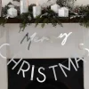 Silver Acrylic Merry Christmas Banner - 82Cm<Party Delights Sale