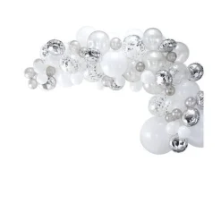 Silver Balloon Arch - 70 Balloons<Party Delights Discount