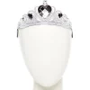 Silver Clear Gem Tiara - Child<Party Delights