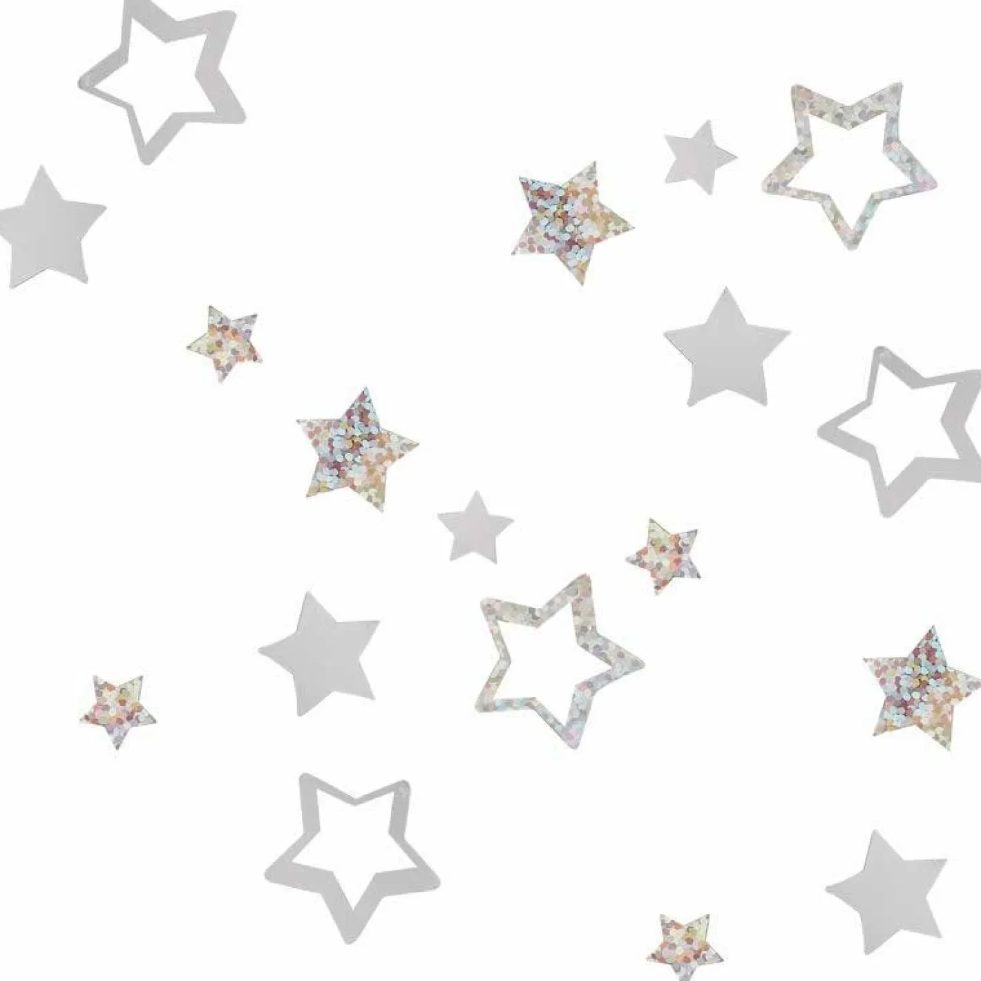 Party Delights Tableware<Silver Foil Star Confetti (13G)