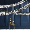 Silver Fringe Foil Garland - 5M<Party Delights Outlet