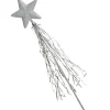 Silver Glitter Wand With Tinsel<Party Delights Hot