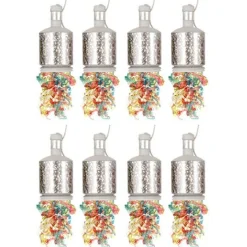 Party Delights Christmas Party Accessories<Silver Holographic Party Poppers (20Pk)