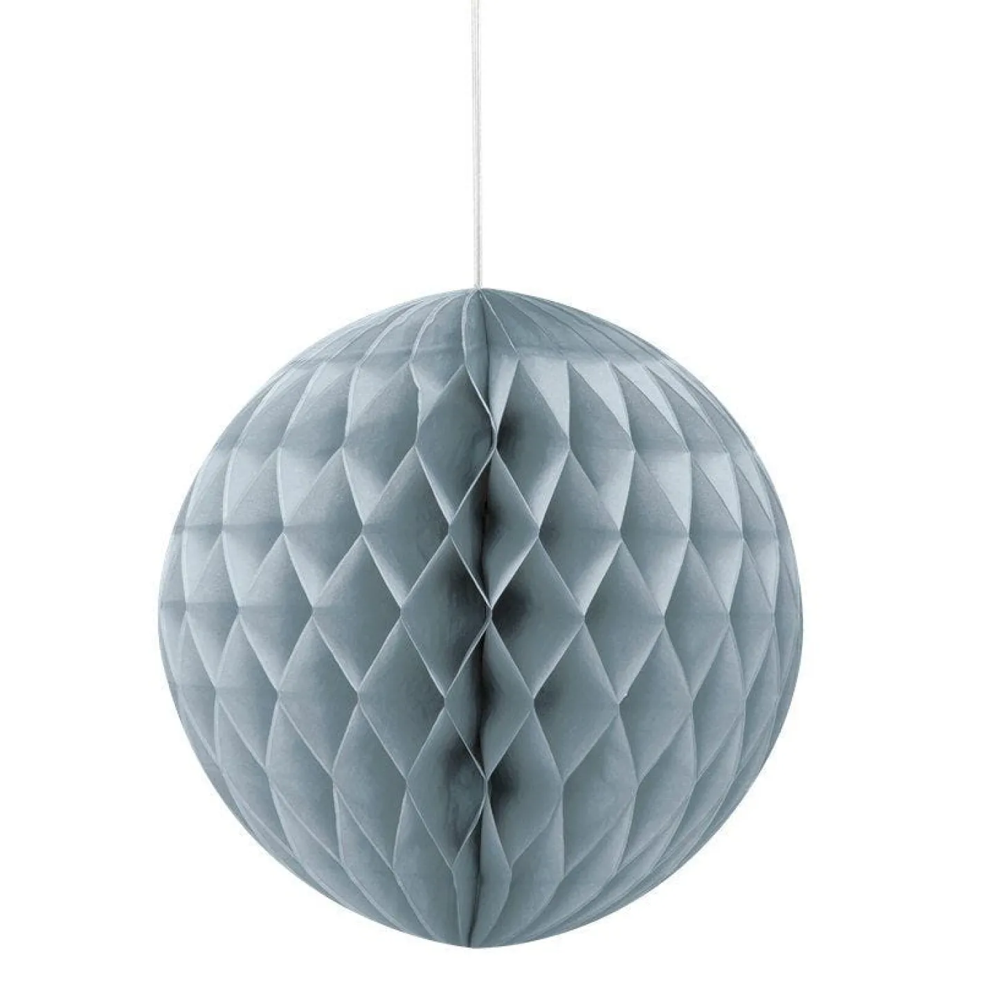 Silver Honeycomb Ball Decoration - 20Cm<Party Delights