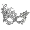 Silver Lace Masquerade Mask<Party Delights Hot