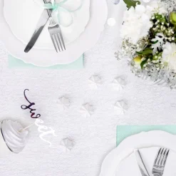 Party Delights Tableware<Silver Mesh Table Runner - 9M