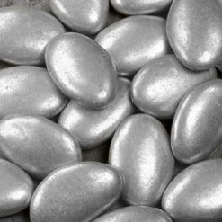 Silver Metallic Chocolate Dragees - 1Kg<Party Delights Sale