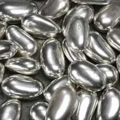 Silver Metallic Sugared Almonds - 1Kg<Party Delights Sale