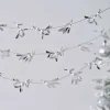 Party Delights Hanging Decorations<Silver Mistletoe Paper Garland - 5M