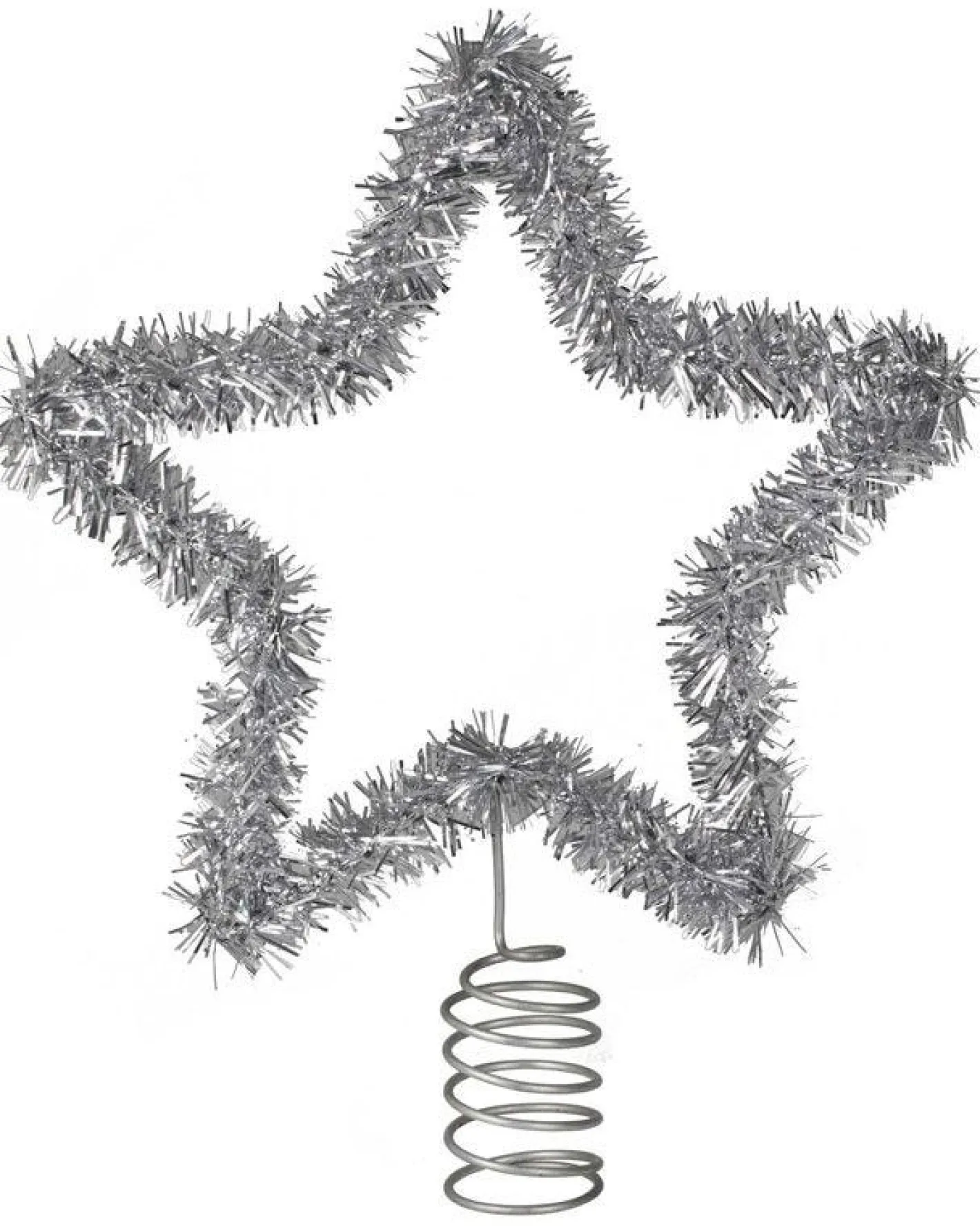 Party Delights Hanging Decorations<Silver Tinsel Tree Topper