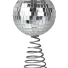 Party Delights Hanging Decorations<Silver Tree Disco Ball Topper
