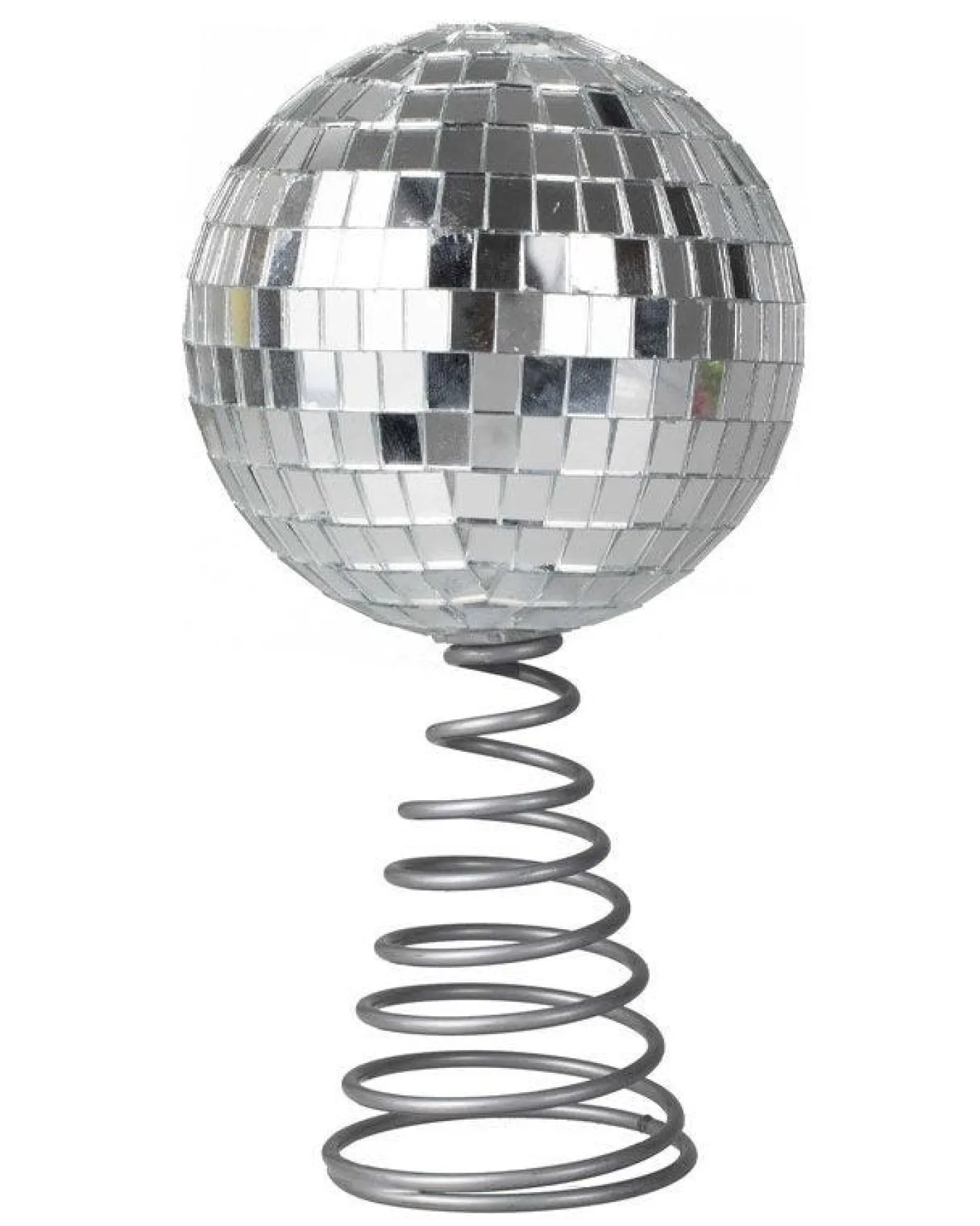 Party Delights Hanging Decorations<Silver Tree Disco Ball Topper
