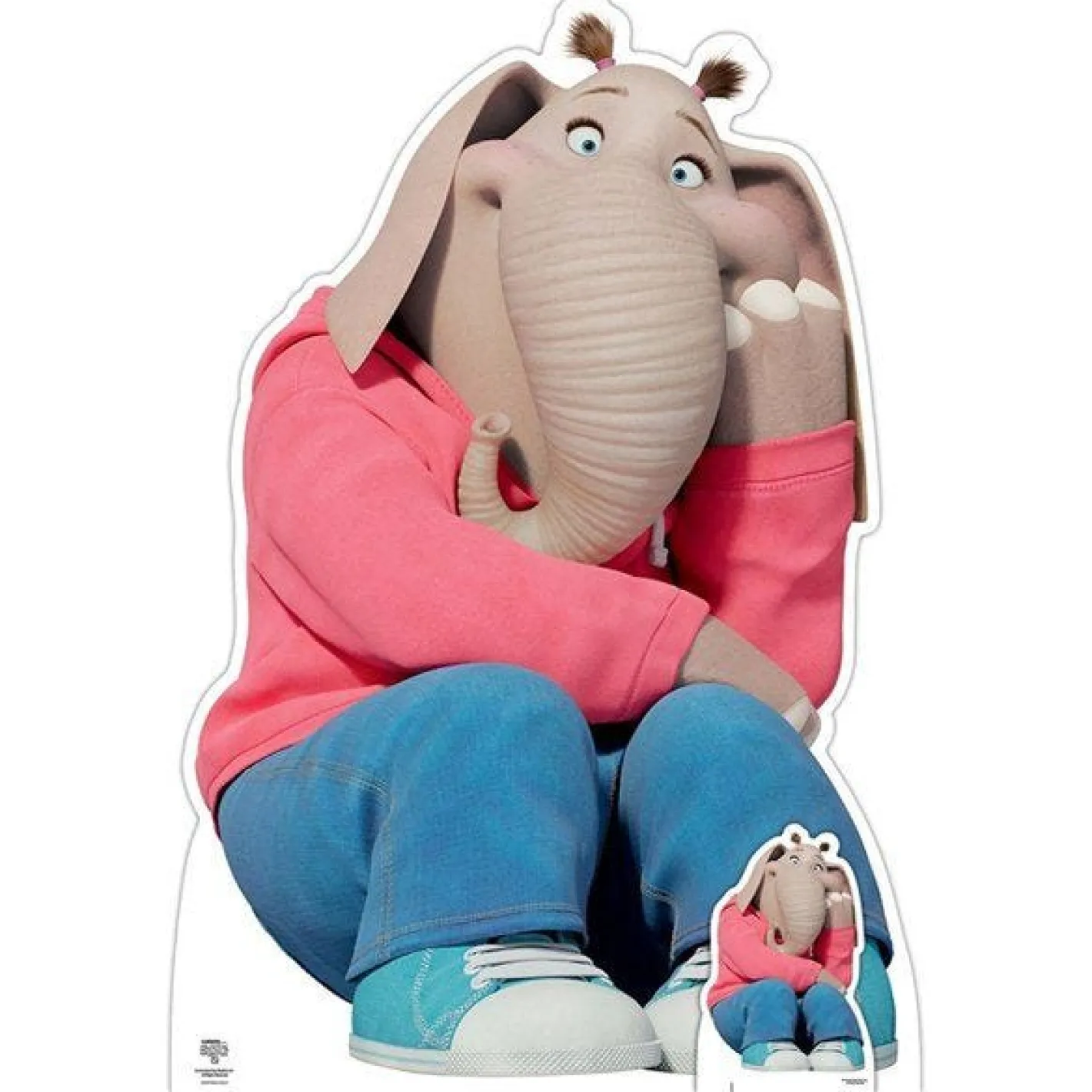 Sing 2 Meena Elephant Medium Cardboard Cutout - 129Cm X 88Cm<Party Delights New