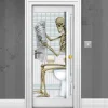 Party Delights Window & Door Decorations<Skeleton Bathroom Door Decoration - 1.5M