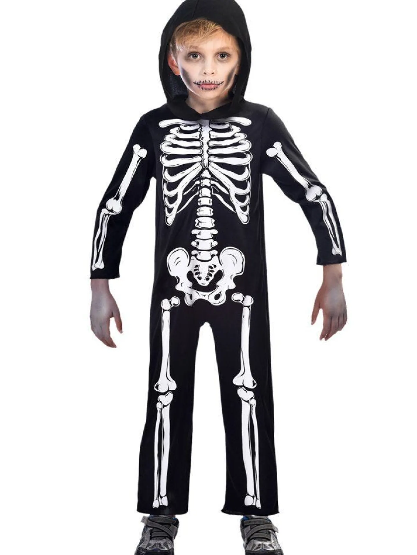 Kids' Party Delights Kids'<Skeleton Jumpsuit - Child Costume