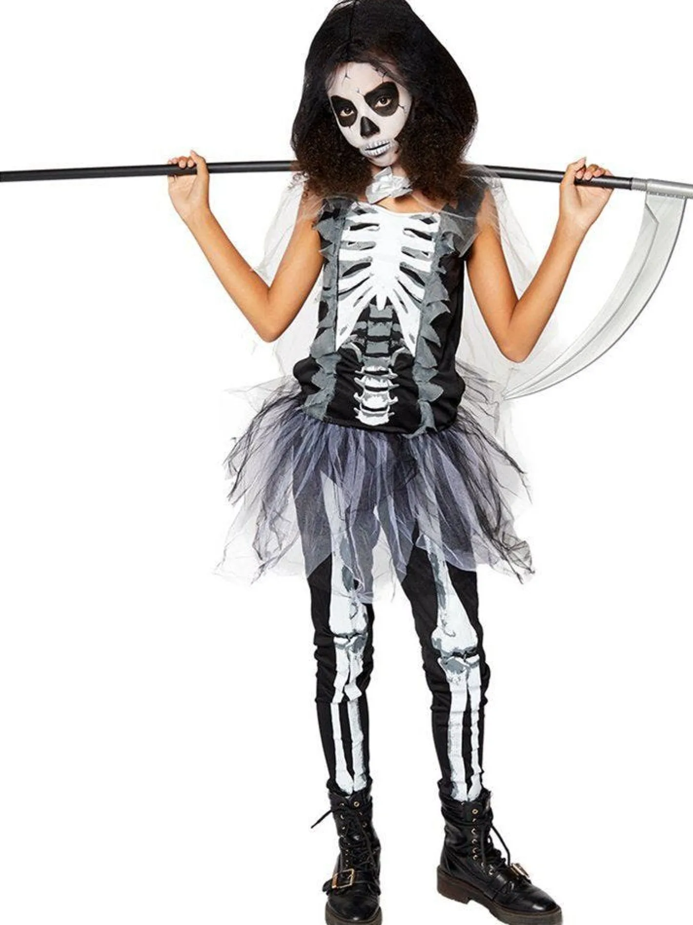 Kids' Party Delights Kids'<Skeleton Reaper - Child And Teen Costume