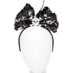 Women's Party Delights Women's<Skeleton Sequin Hair Bow Headband