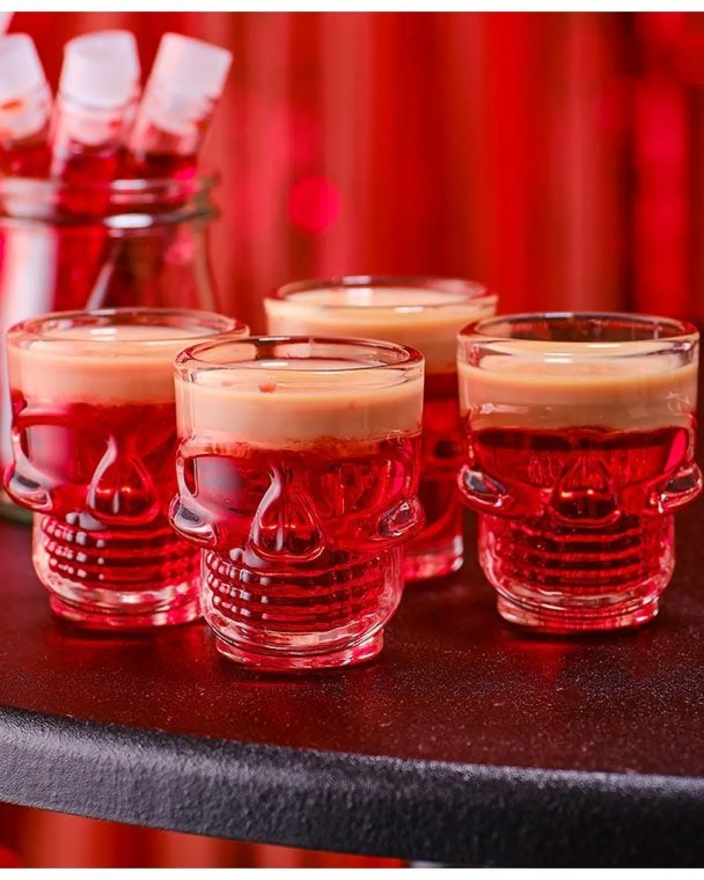 Party Delights Tableware<Skull Shot Glasses (4Pk)