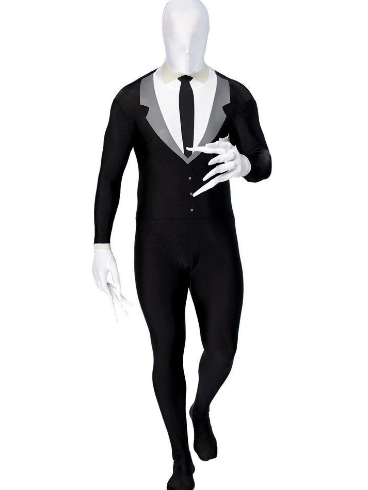 Men's Party Delights Men's<Slender Man Party Suit - Adult Costume