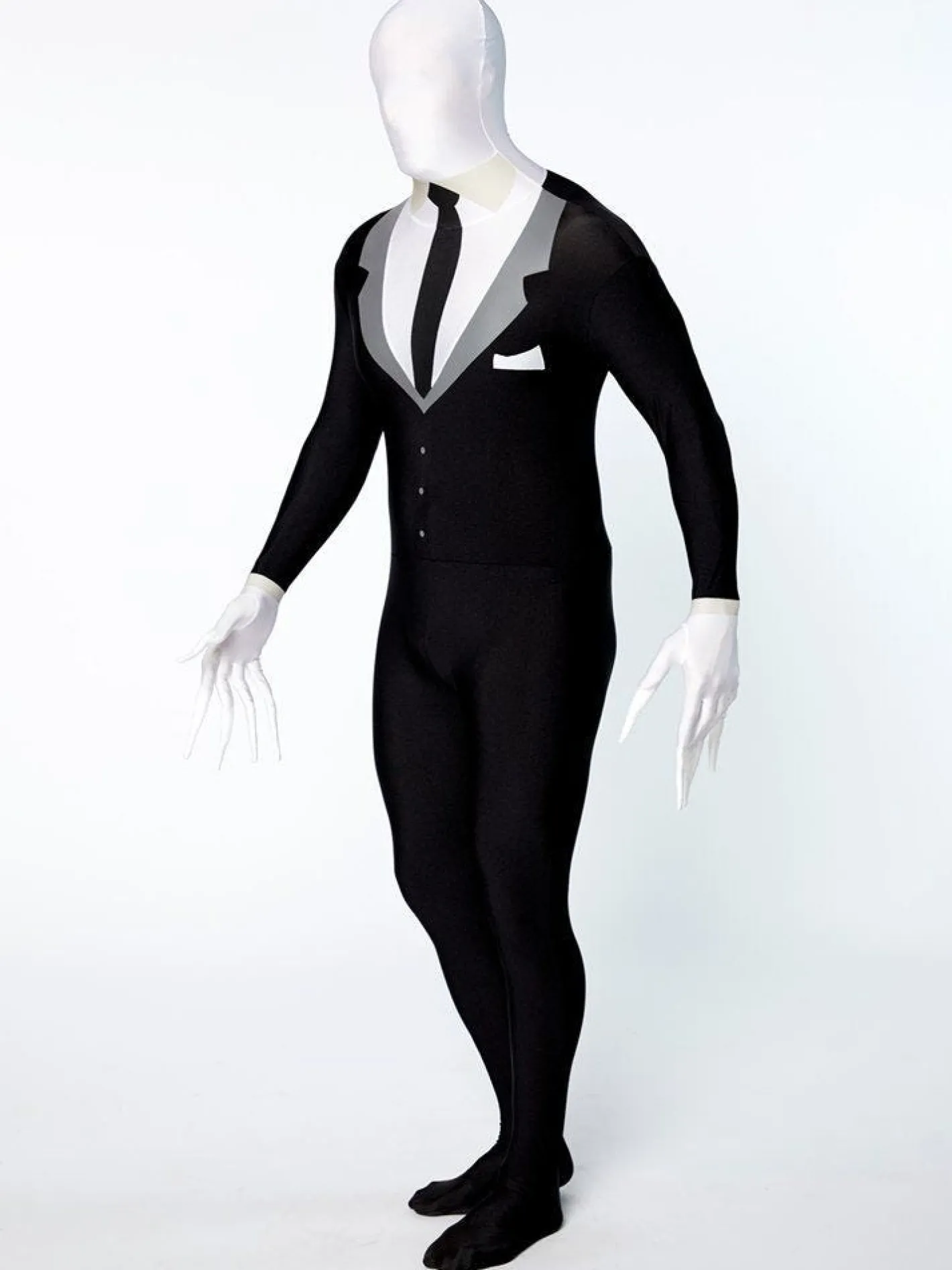 Men's Party Delights Men's<Slender Man Party Suit - Adult Costume