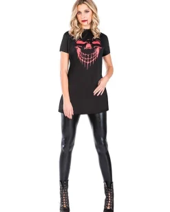 Women's Party Delights Women's<Smile Tshirt Dress - Adult Costume
