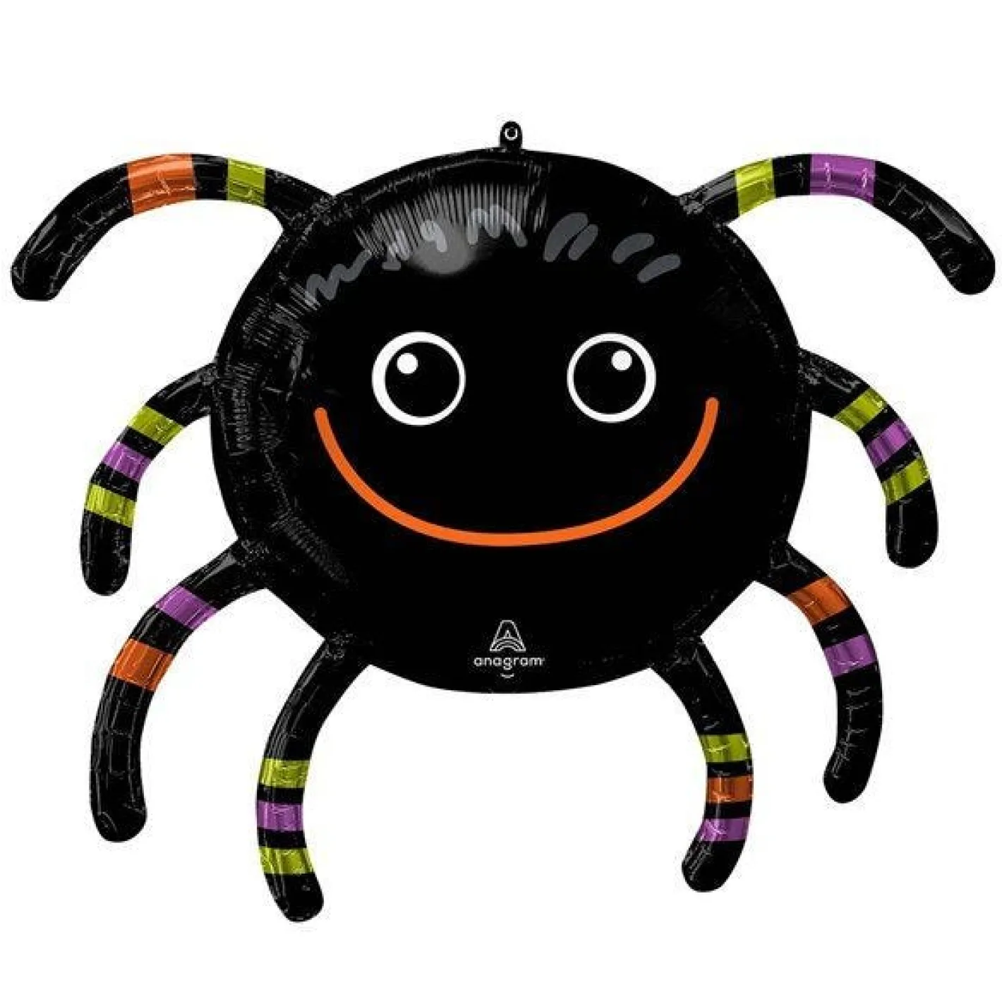 Party Delights Balloons<Smiley Spider Shaped Foil Balloon - 28"