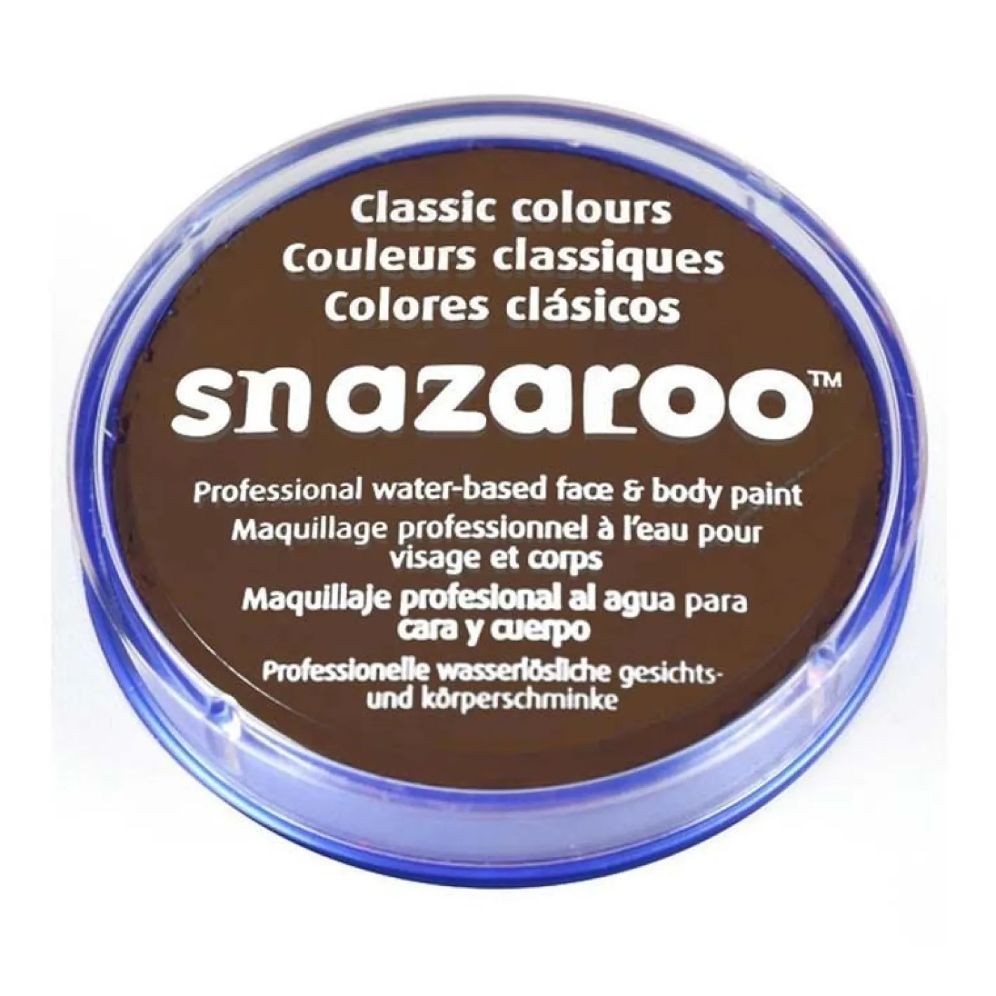 Snazaroo Dark Brown Face Paint - 18Ml<Party Delights Online