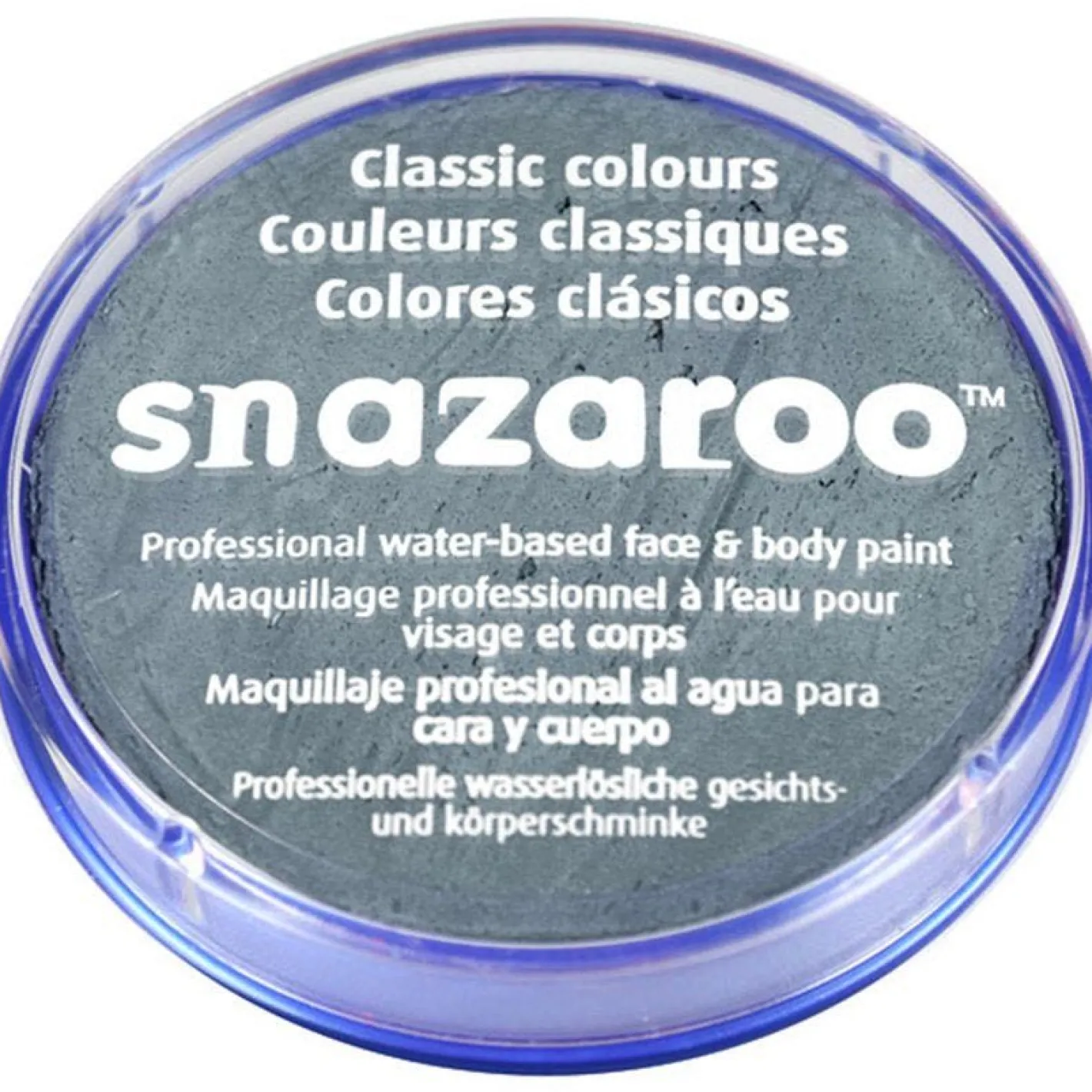 Snazaroo Dark Grey Face Paint -18Ml<Party Delights Outlet