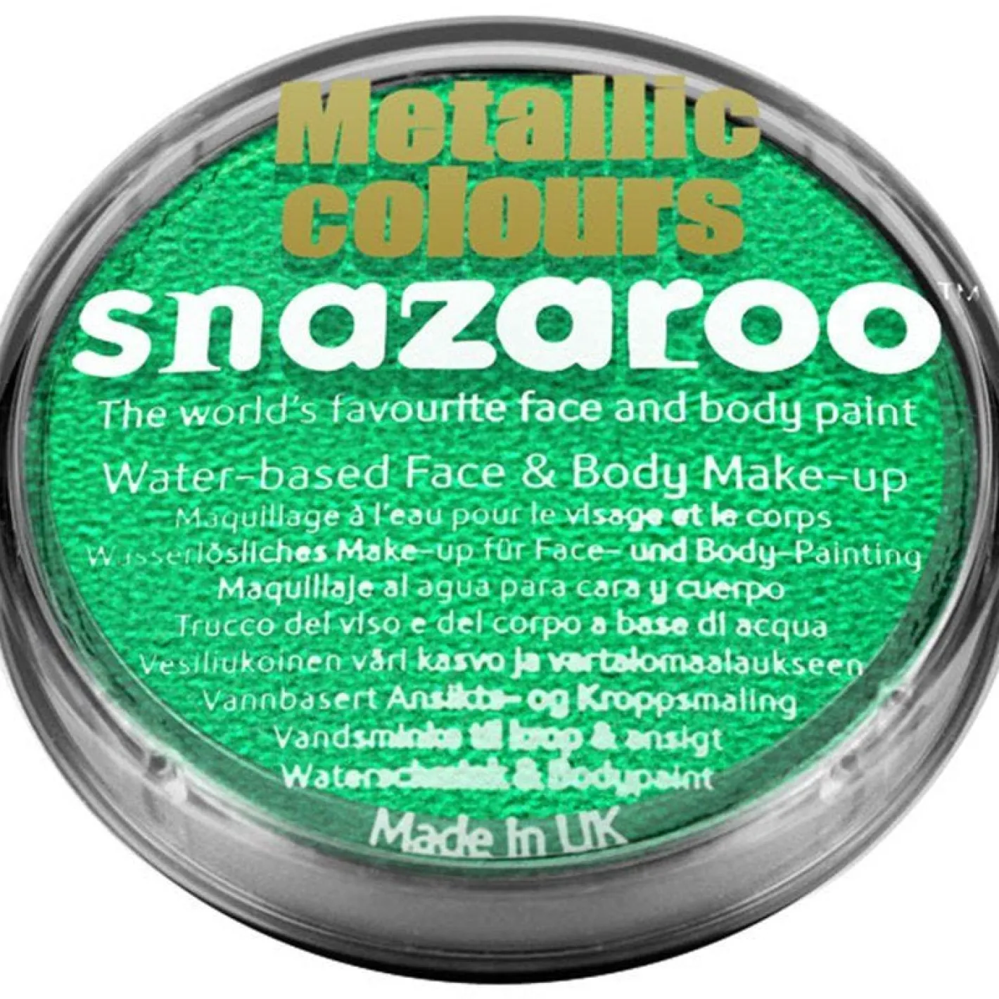 Snazaroo Electric Green Face Paint - 18Ml<Party Delights Online